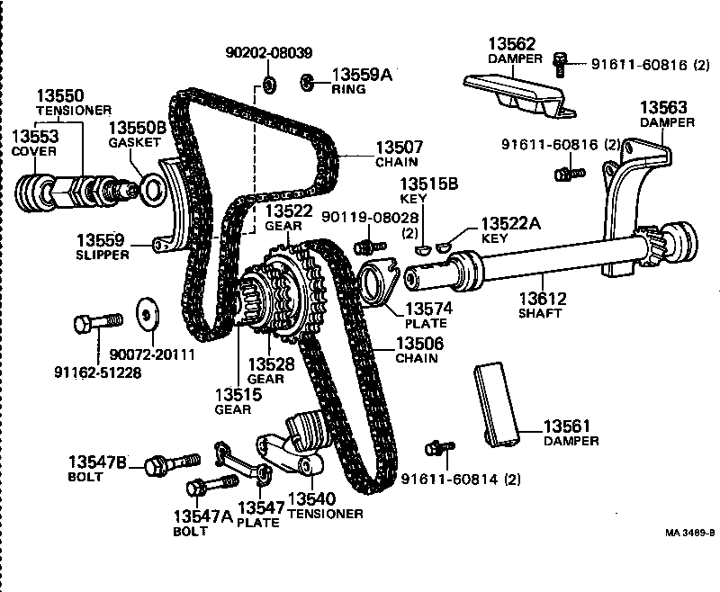  CELICA |  TIMING CHAIN