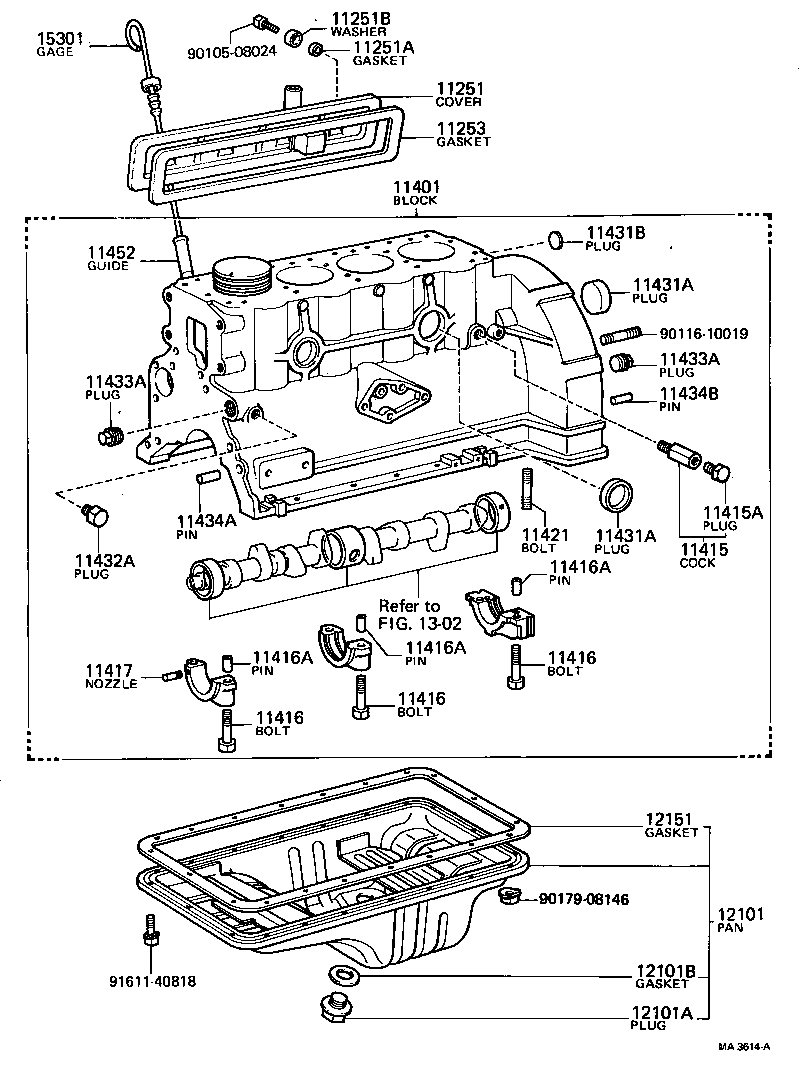  TOYOACE |  CYLINDER BLOCK