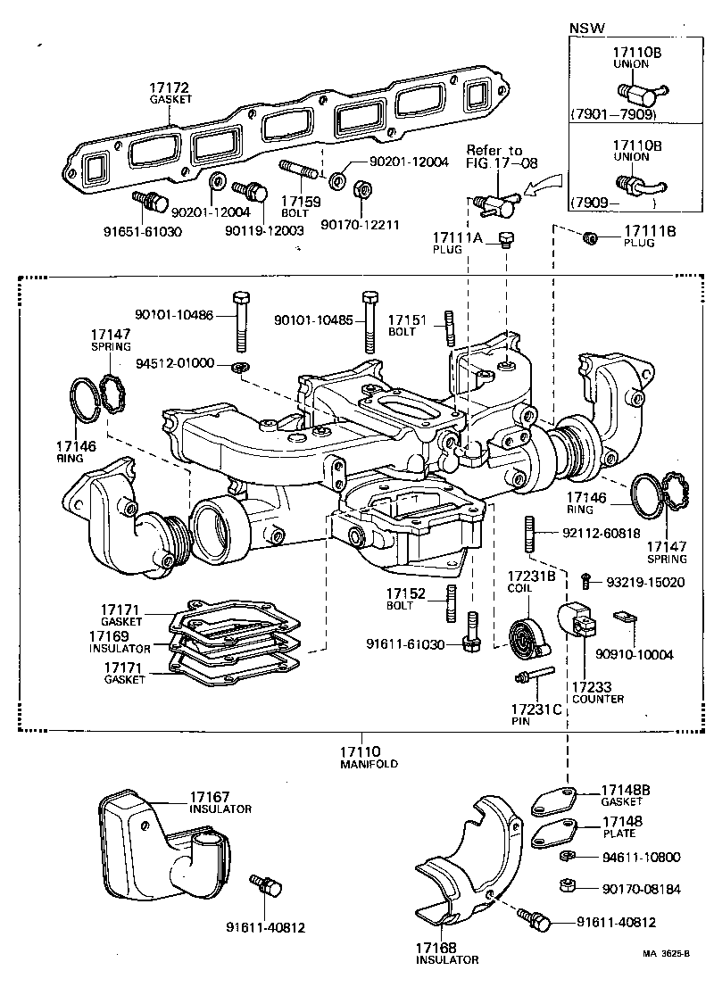  LAND CRUISER 40 45 55 |  MANIFOLD