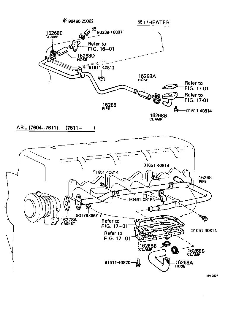  CROWN |  RADIATOR WATER OUTLET