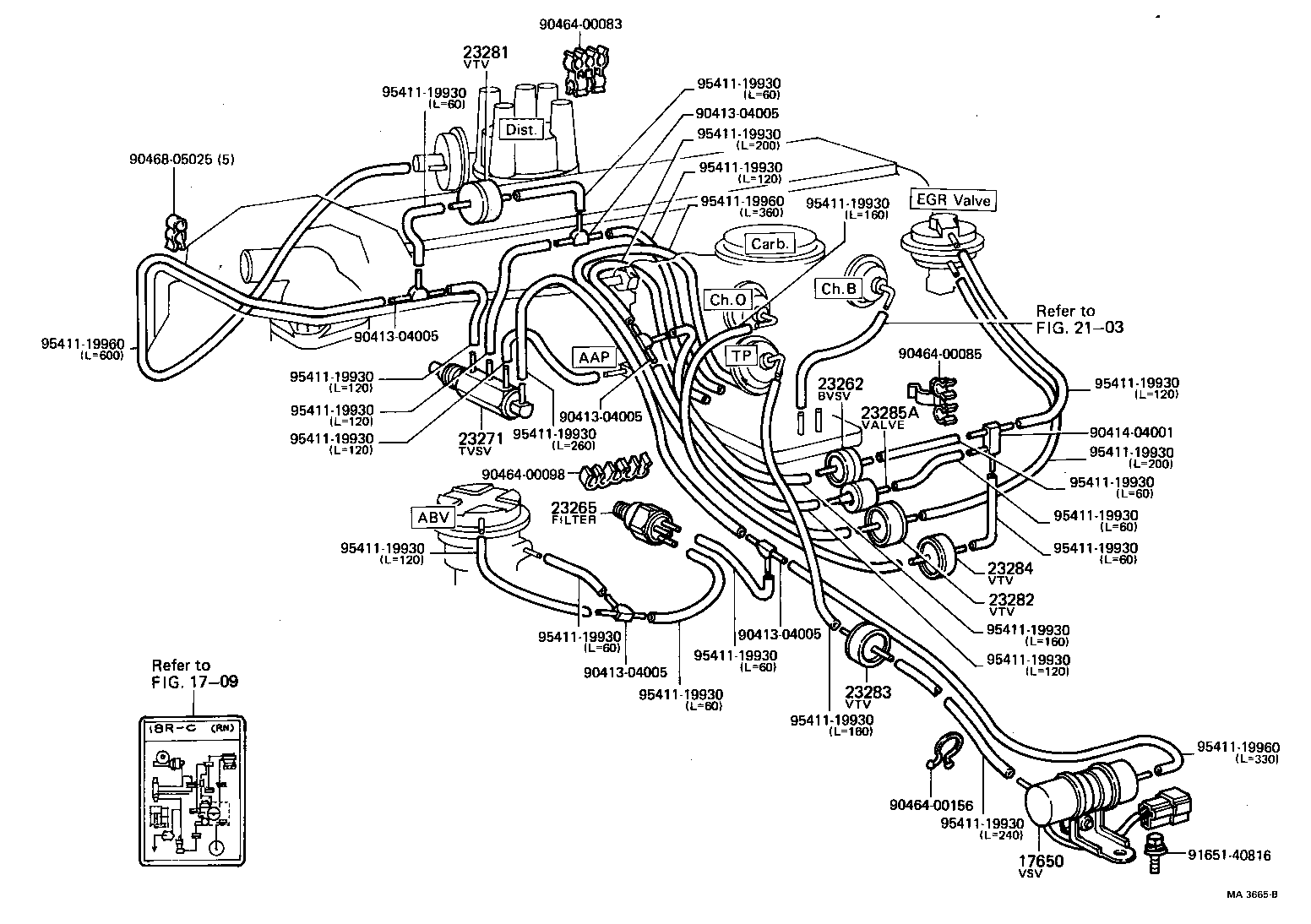  HILUX |  VACUUM PIPING