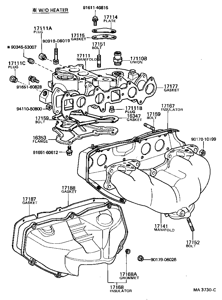  COASTER |  MANIFOLD