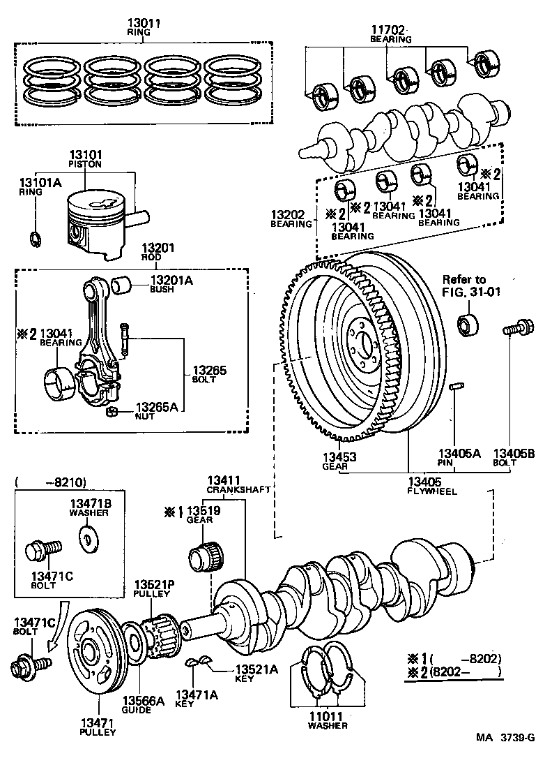  HIACE |  CRANKSHAFT PISTON