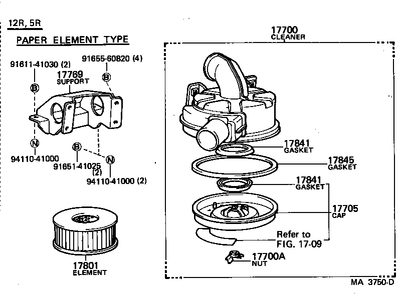  TOYOACE |  AIR CLEANER