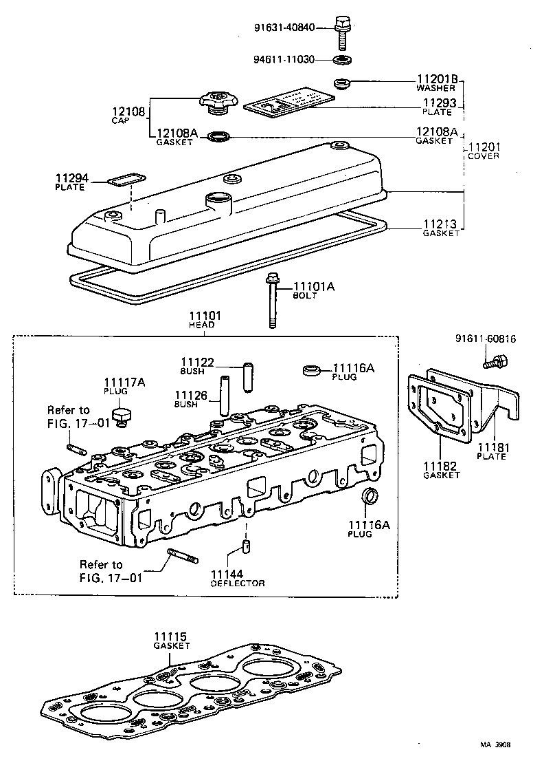  TOYOACE |  CYLINDER HEAD