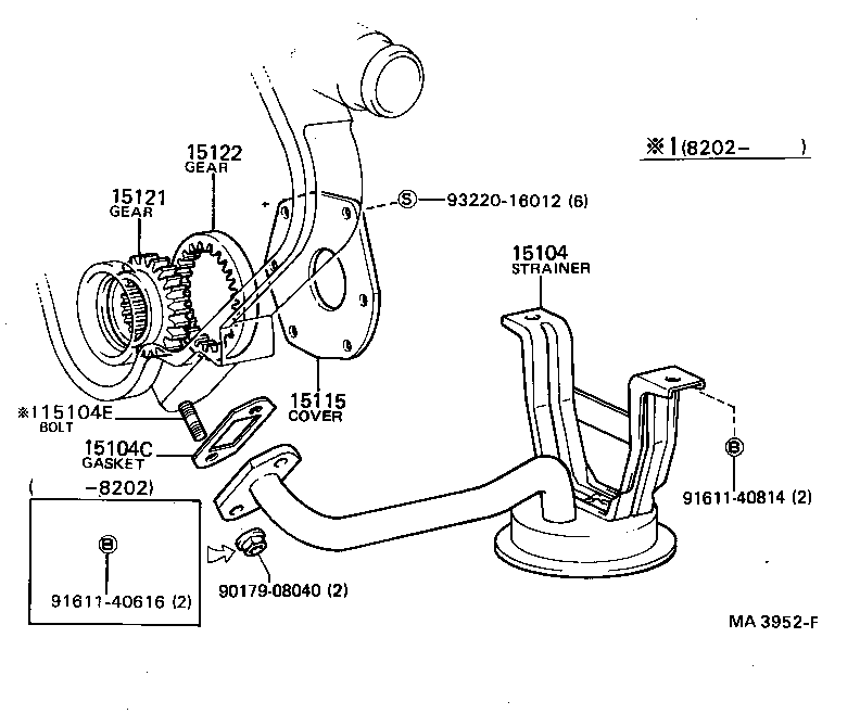  CRESSIDA |  ENGINE OIL PUMP