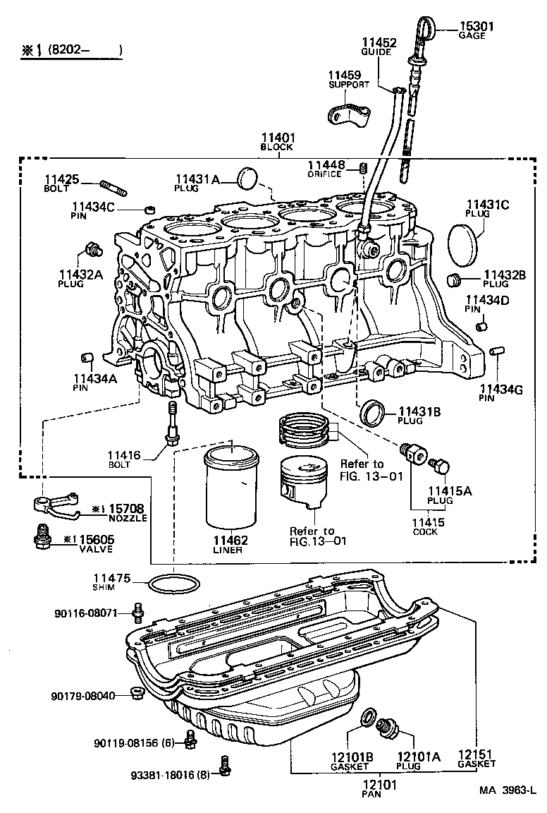  CROWN |  CYLINDER BLOCK