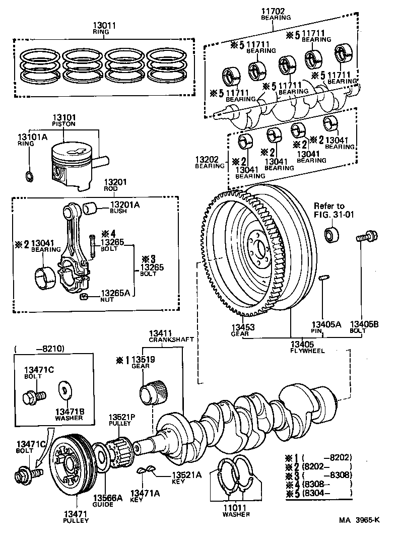  CRESSIDA |  CRANKSHAFT PISTON