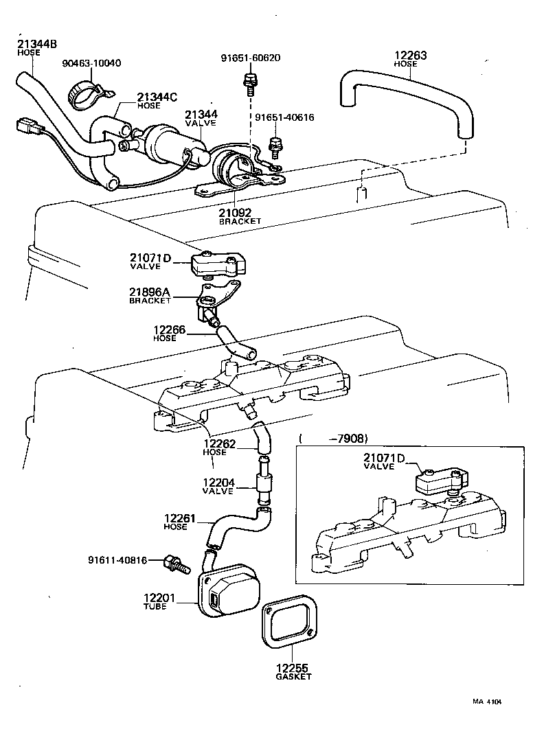  CELICA |  VENTILATION HOSE