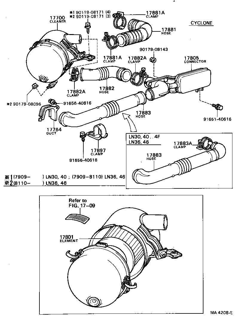  HILUX |  AIR CLEANER