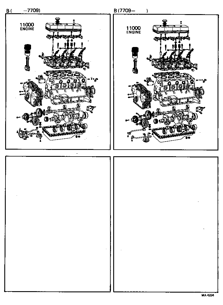  LAND CRUISER 40 45 55 |  PARTIAL ENGINE ASSEMBLY