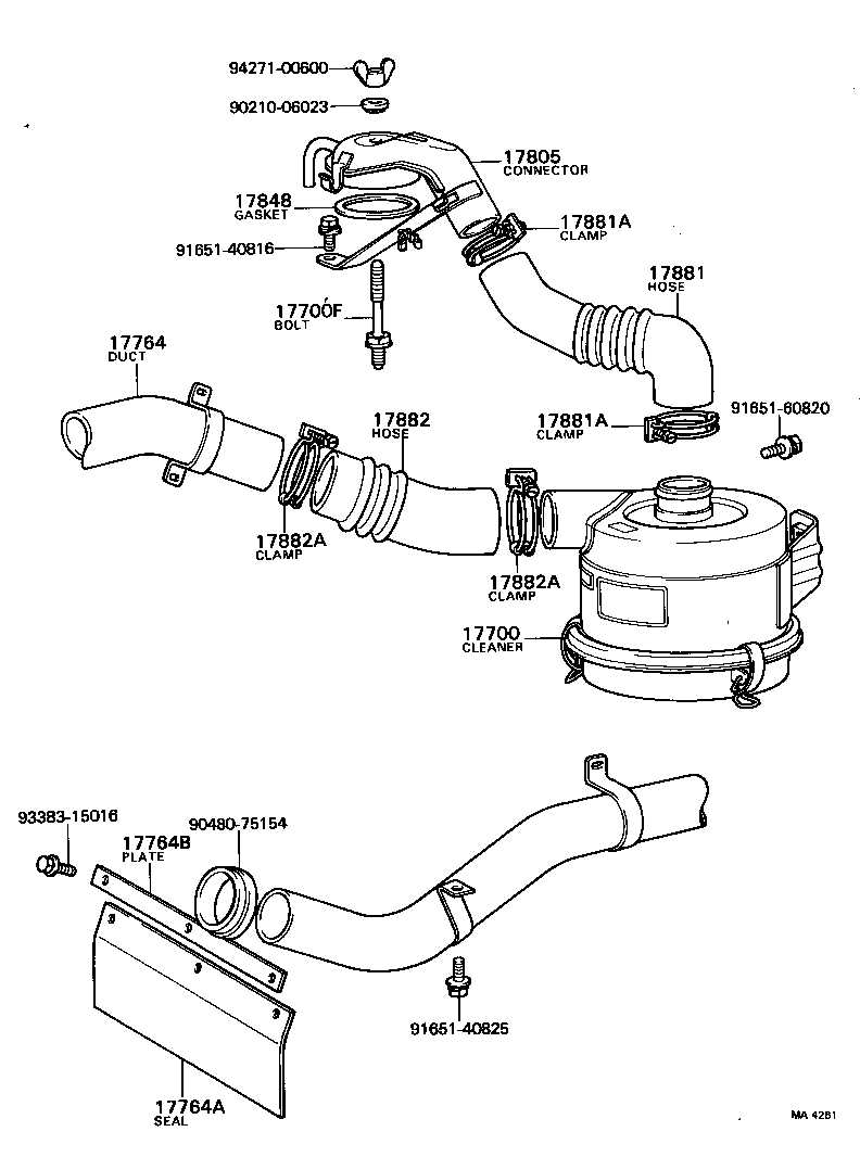  COASTER |  AIR CLEANER