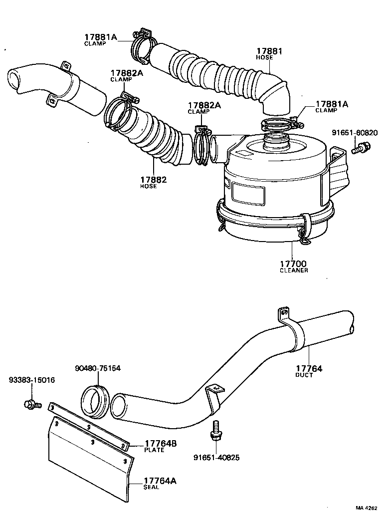  COASTER |  AIR CLEANER