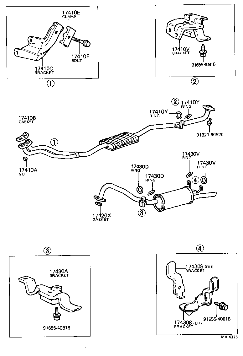  CRESSIDA |  EXHAUST PIPE