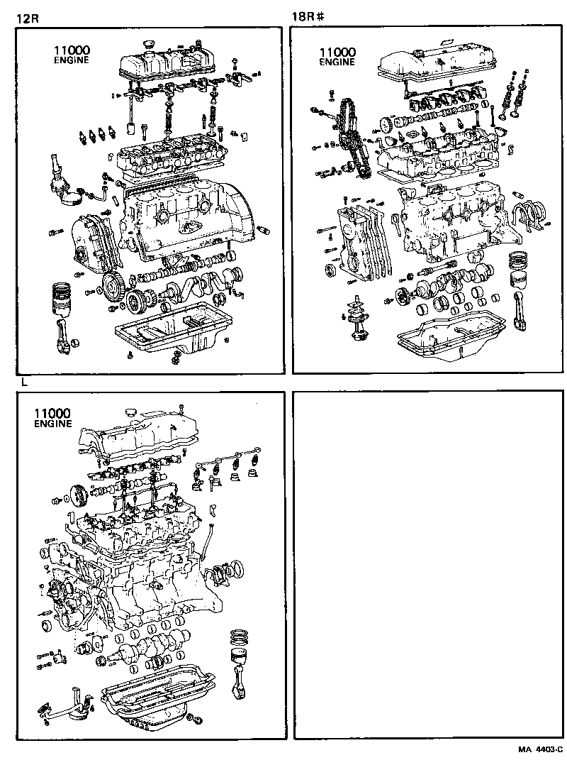  HIACE |  PARTIAL ENGINE ASSEMBLY