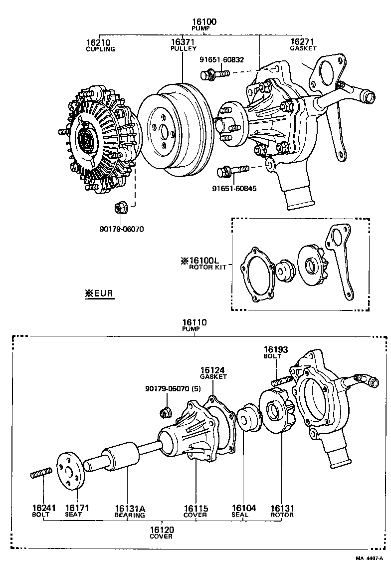  HIACE |  WATER PUMP