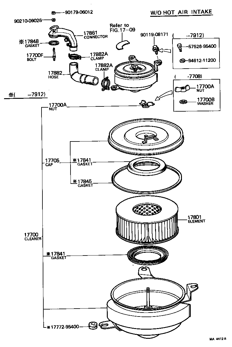  HIACE |  AIR CLEANER