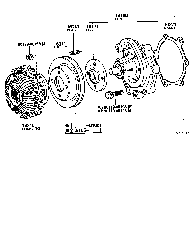  HIACE |  WATER PUMP