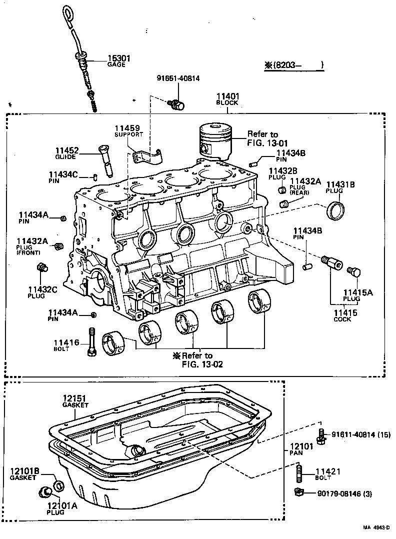  CRESSIDA |  CYLINDER BLOCK