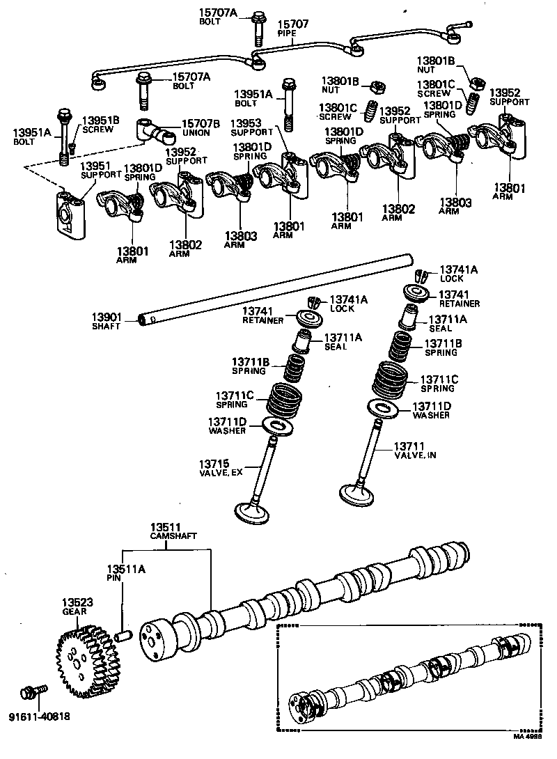  CRESSIDA |  CAMSHAFT VALVE