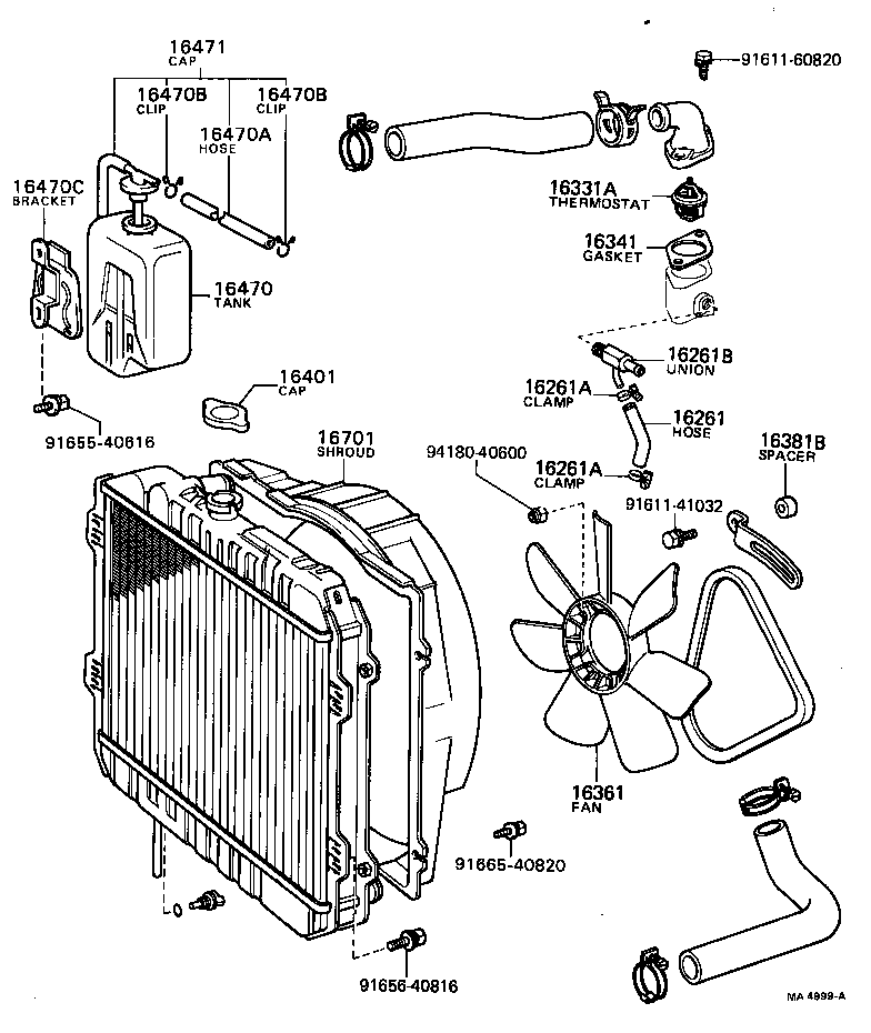  CRESSIDA |  RADIATOR WATER OUTLET