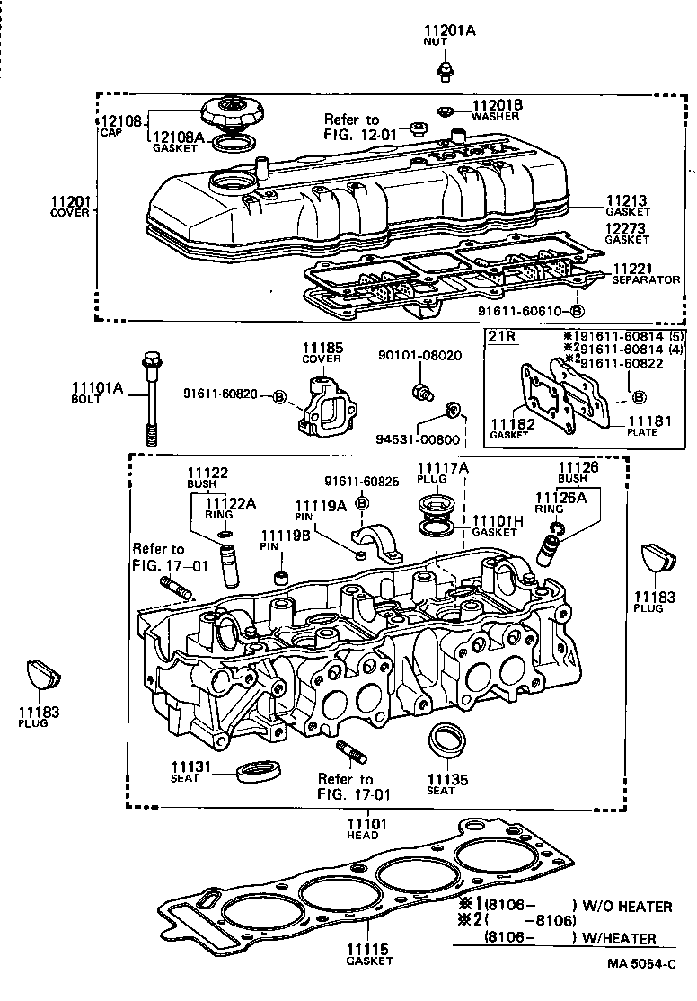  CRESSIDA |  CYLINDER HEAD