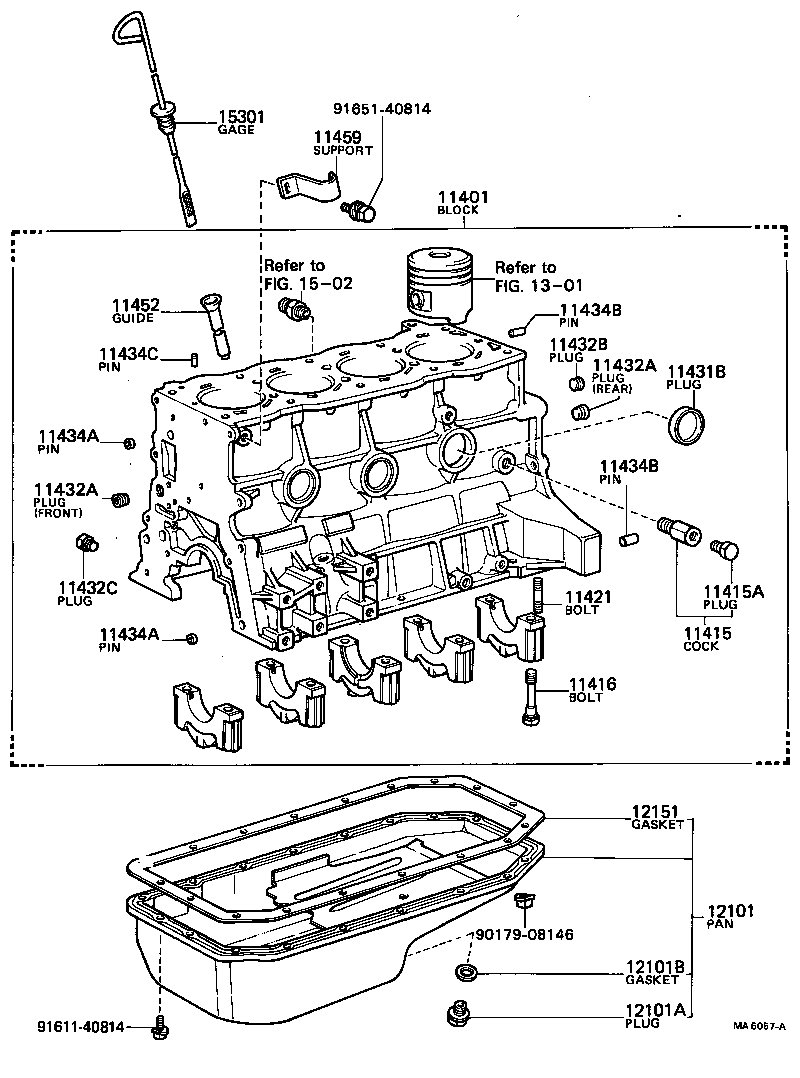  COASTER |  CYLINDER BLOCK