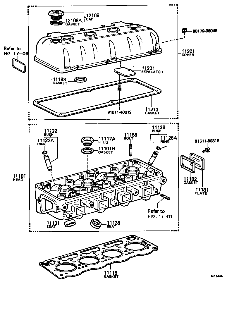  CRESSIDA |  CYLINDER HEAD