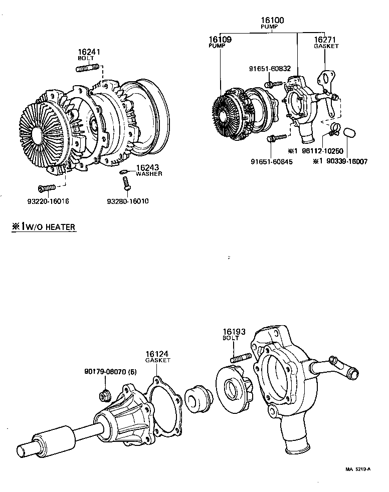  HIACE |  WATER PUMP