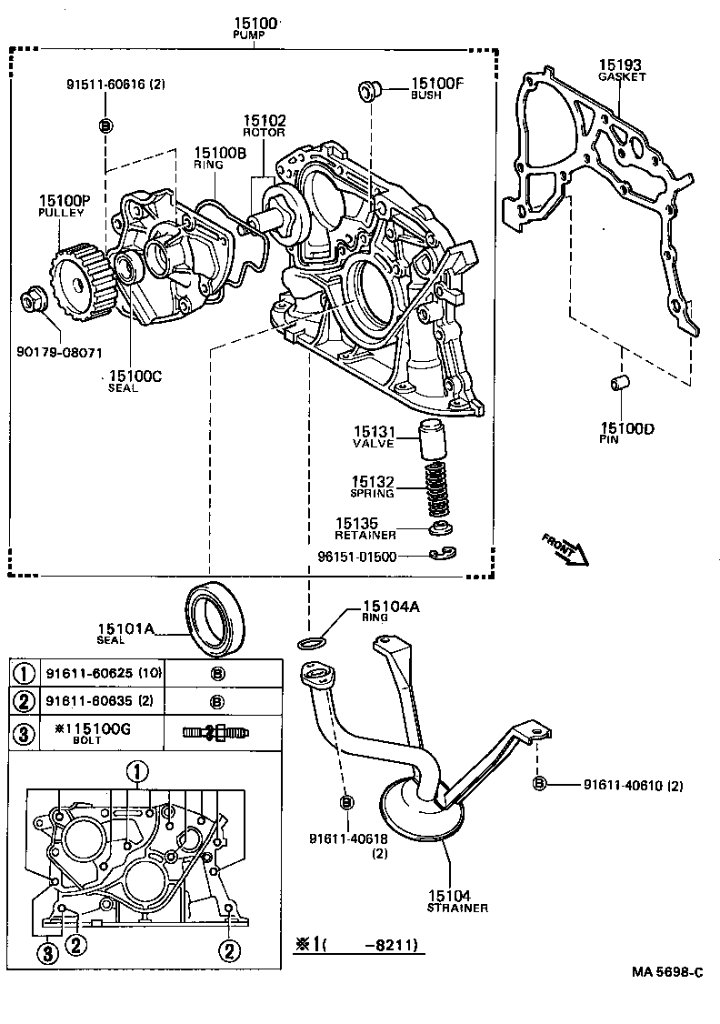  CAMRY |  ENGINE OIL PUMP