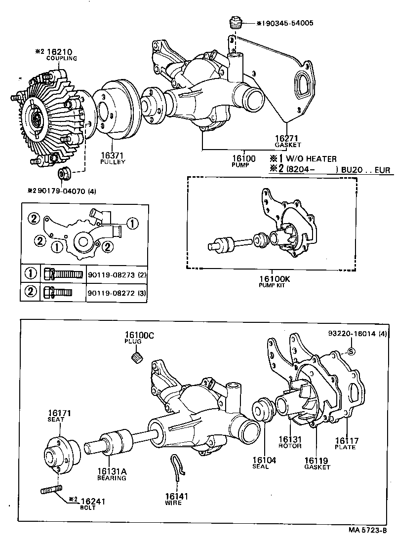  DYNA |  WATER PUMP