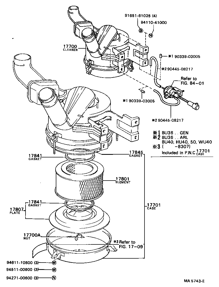  DYNA |  AIR CLEANER