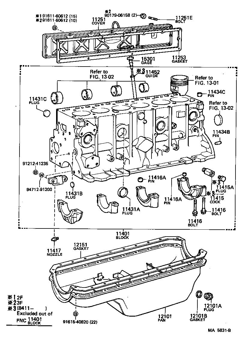  LAND CRUISER 60 |  CYLINDER BLOCK