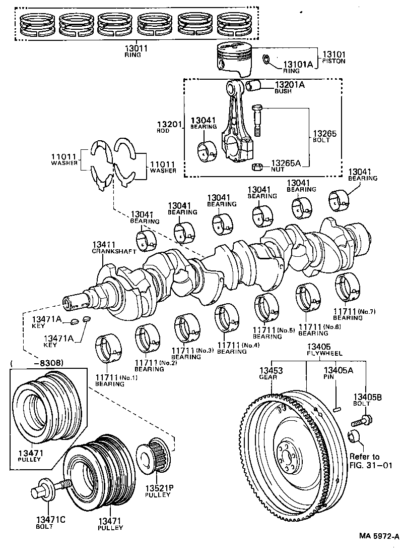  CRESSIDA |  CRANKSHAFT PISTON