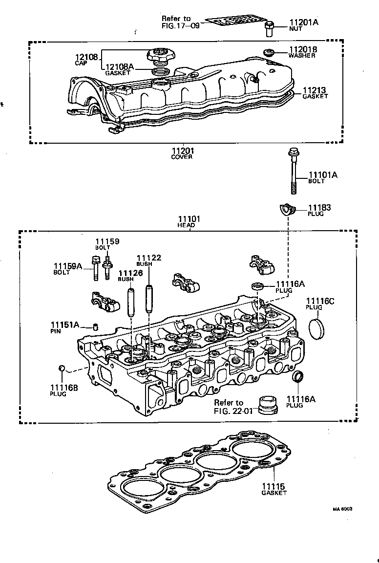  CRESSIDA |  CYLINDER HEAD
