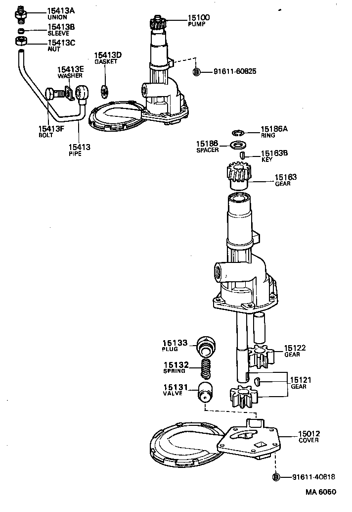  CRESSIDA |  ENGINE OIL PUMP