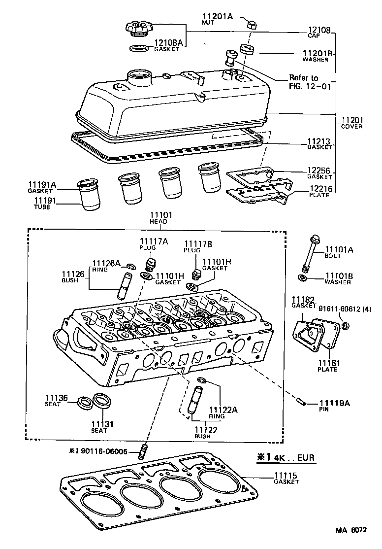  STARLET |  CYLINDER HEAD