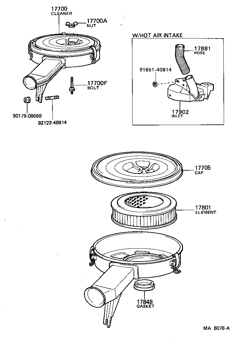 STARLET |  AIR CLEANER