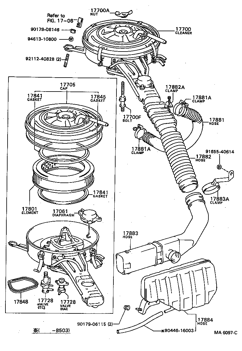  CAMRY |  AIR CLEANER