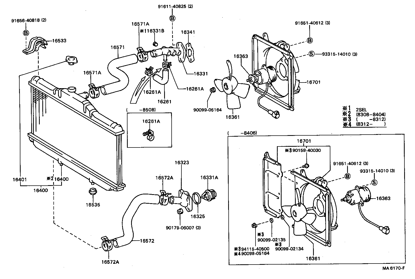  CAMRY |  RADIATOR WATER OUTLET
