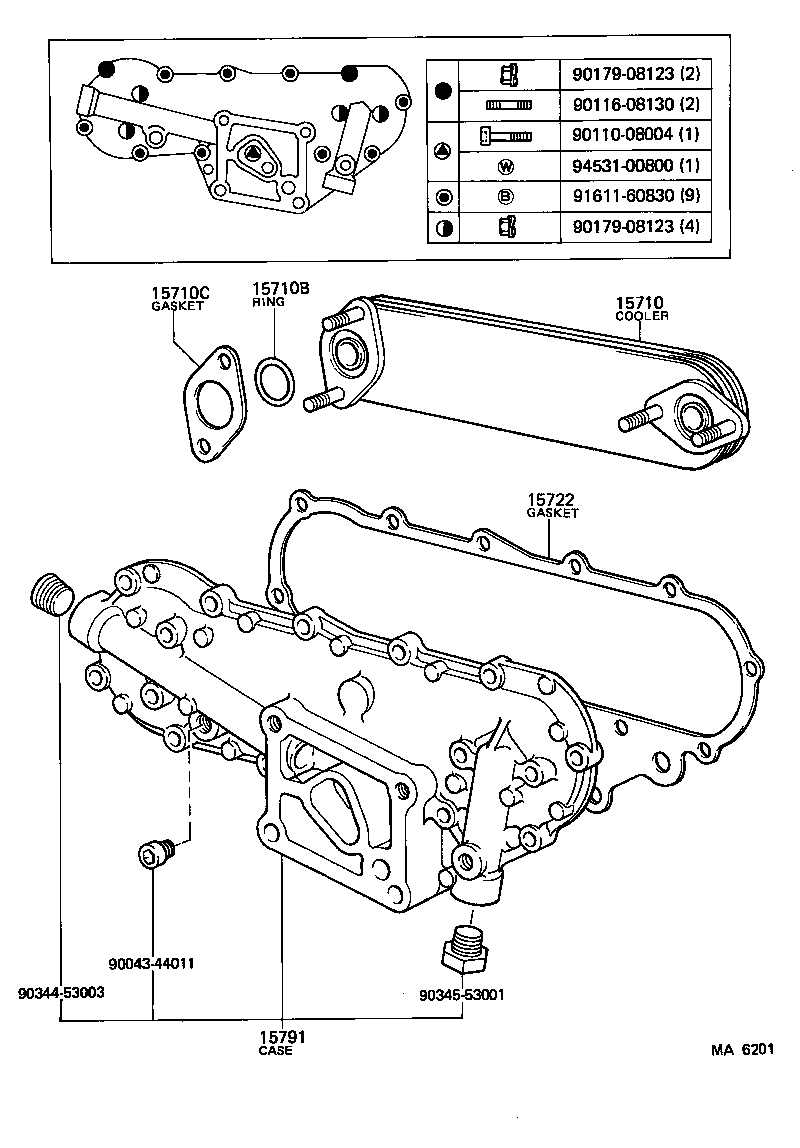  COASTER |  ENGINE OIL COOLER