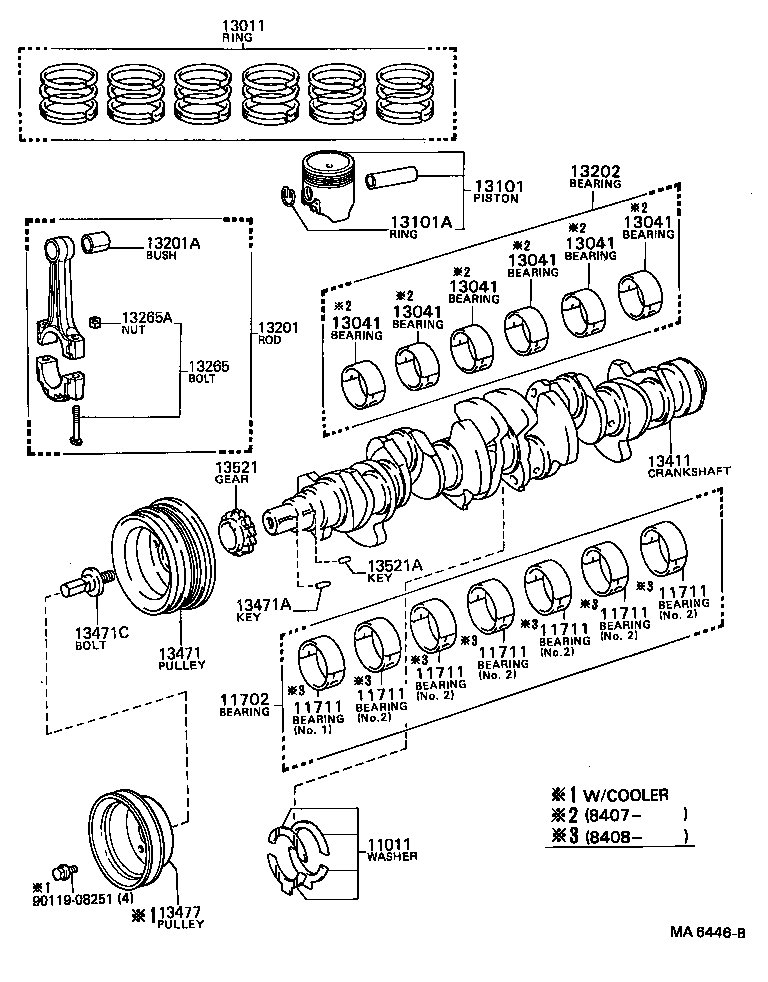  CRESSIDA |  CRANKSHAFT PISTON