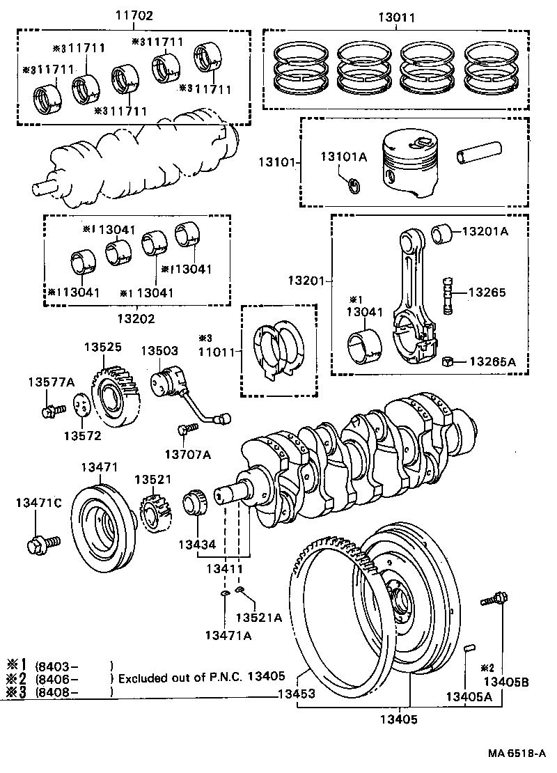  DYNA |  CRANKSHAFT PISTON