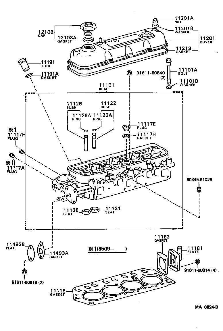  CROWN |  CYLINDER HEAD
