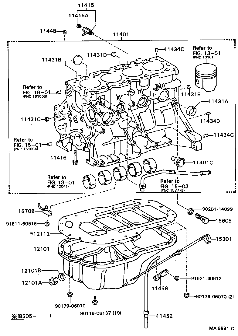  CAMRY |  CYLINDER BLOCK