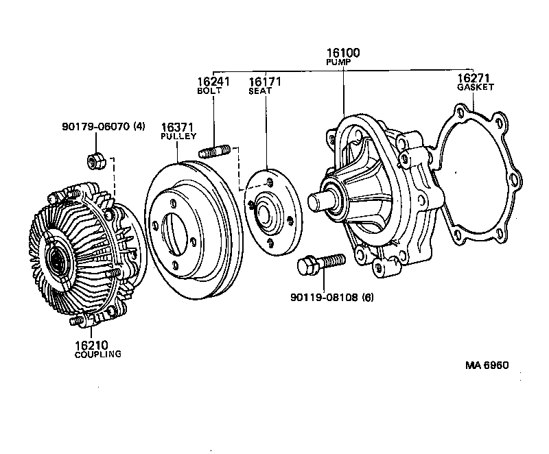  HILUX |  WATER PUMP