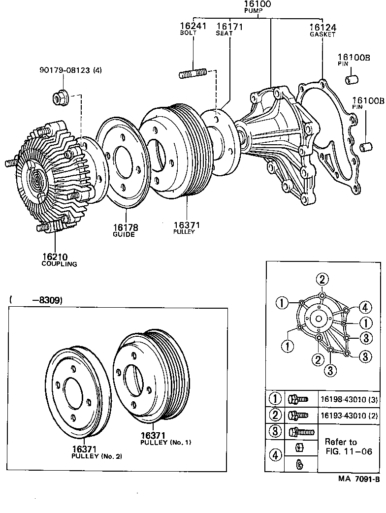  CROWN |  WATER PUMP