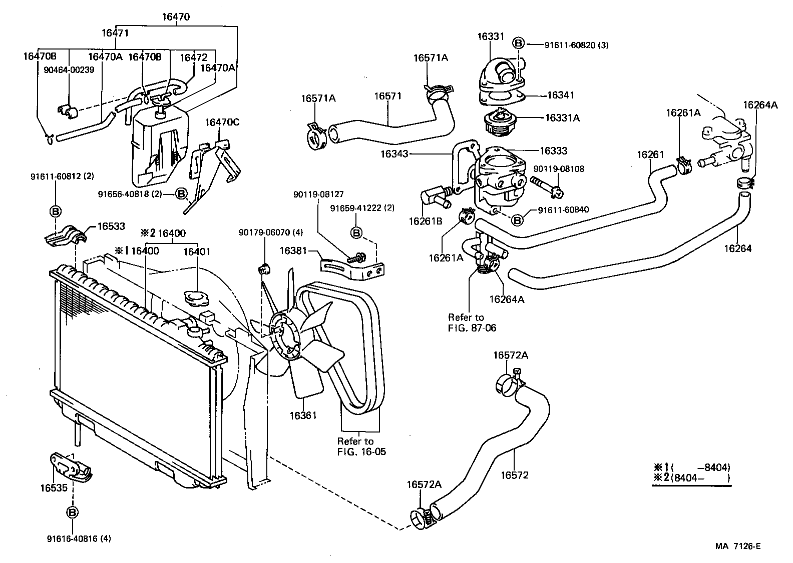  CROWN |  RADIATOR WATER OUTLET