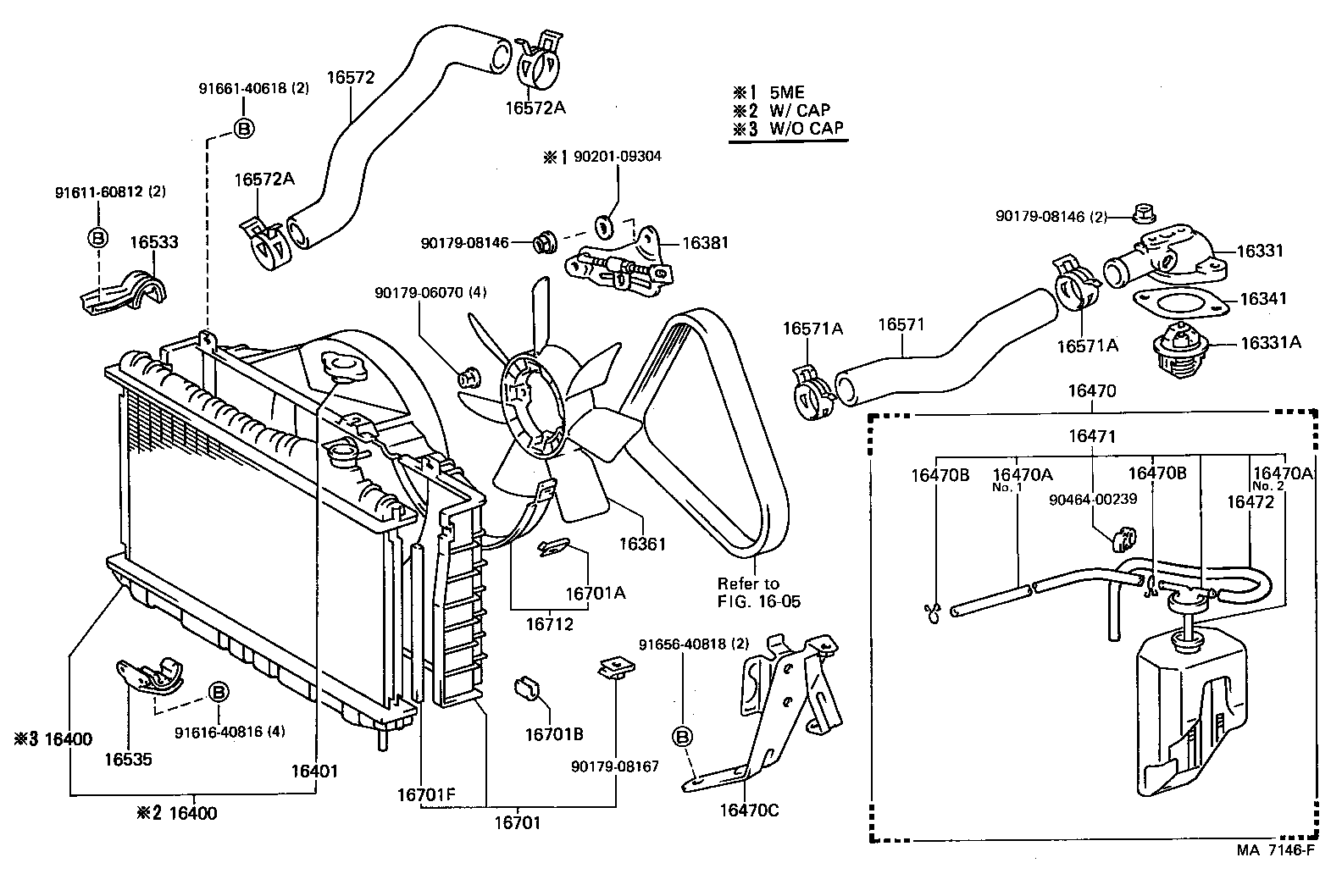  CROWN |  RADIATOR WATER OUTLET