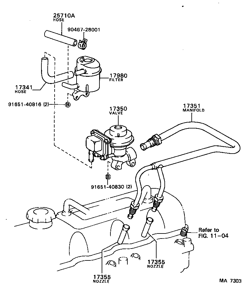  LITEACE |  MANIFOLD AIR INJECTION SYSTEM